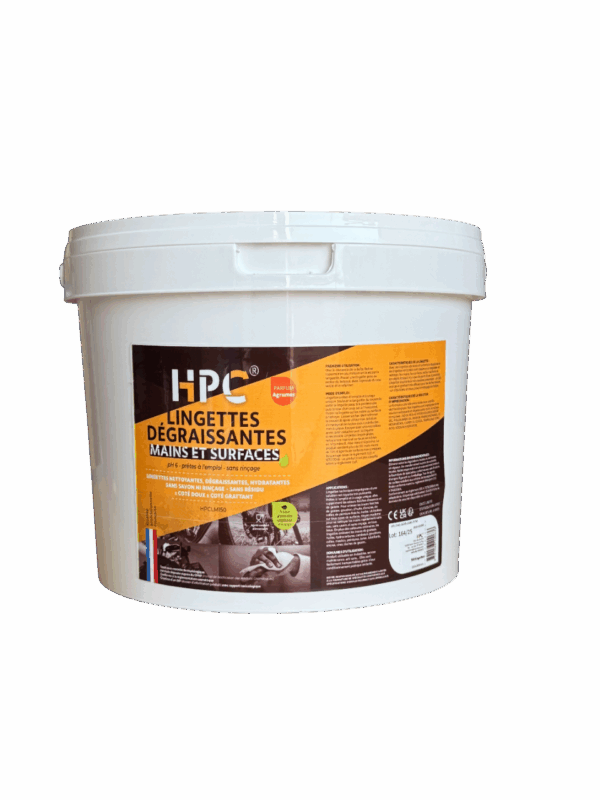 LINGETTES DÉGRAISSANTES MAINS ET SURFACES